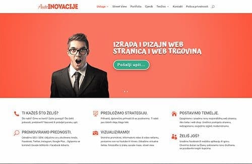 Autoinovacije izrada web stranica